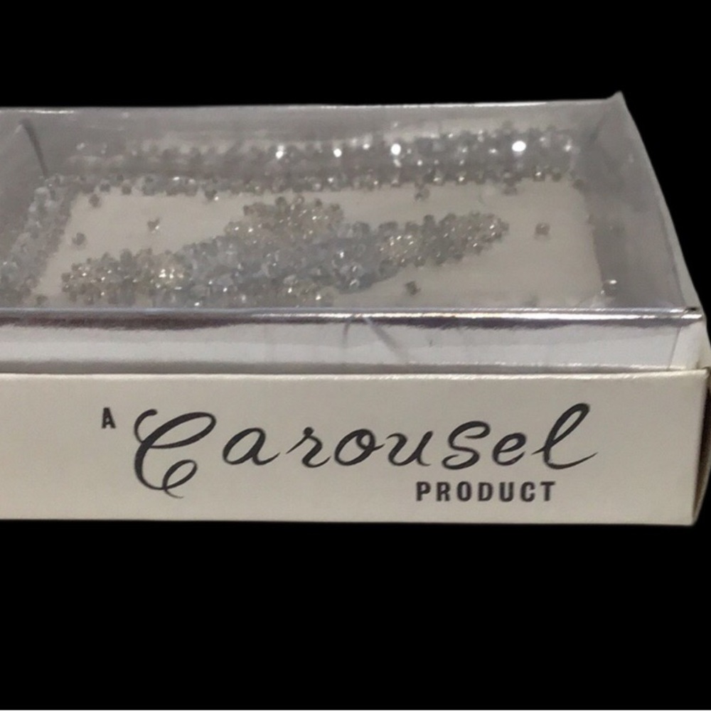 CAROUSEL Beaded Silk Bifold Wallet and Coin Purse Set VINTAGE NIB - Picture 3 of 13